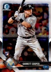 2018 Bowman Chrome Base Set Garrett Cooper #54 card