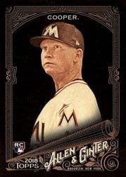 2018 Topps Allen & Ginter X Base Set Garrett Cooper #199 card