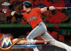 2018 Topps Chrome Base Set Garrett Cooper #188 card