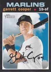 2020 Topps Heritage Base Set Garrett Cooper #159 card