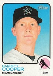 2022 Topps Heritage Base Set Garrett Cooper #412 card