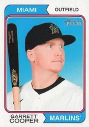 2023 Topps Heritage Base Set Garrett Cooper #216 card