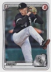 2020 Bowman Draft Base Set Garrett Crochet #BD-95 card