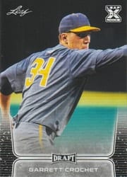 2020 Leaf Draft Base Set Garrett Crochet #34 card