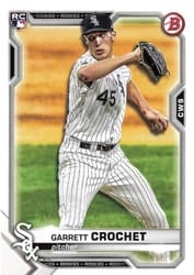 2021 Bowman Base Set Garrett Crochet #47 card