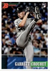 2021 Bowman Heritage Base Set Garrett Crochet #28 card