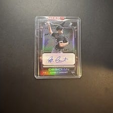 2021 Panini Chronicles Obsidian Autographs Garrett Crochet #O-GC card