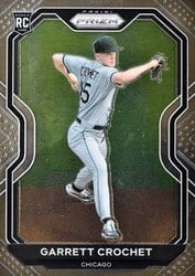 2021 Panini Prizm Base Set Garrett Crochet #45 card