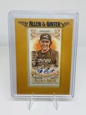 2021 Topps Allen & Ginter Framed Mini Autographs Garrett Crochet #FMA-GC card