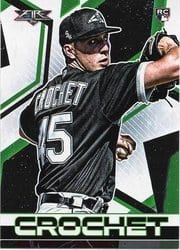 2021 Topps Fire Base Set Garrett Crochet #10 card