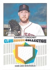 2026 Topps Heritage Clubhouse Collection Relics Garrett Crochet #CCR-GC card