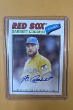 2026 Topps Heritage Real One Autographs Garrett Crochet #ROA-GC card