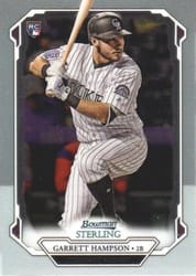 2019 Bowman Sterling Base Set Garrett Hampson #BSR-82 card