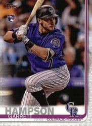 2019 Topps Base Set Garrett Hampson #85 card