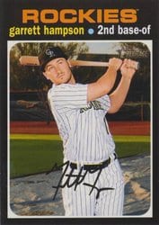 2020 Topps Heritage Base Set Garrett Hampson #667 card
