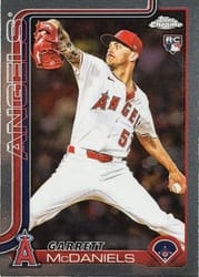2025 Topps Chrome Update Base Set Garrett McDaniels #USC20 card