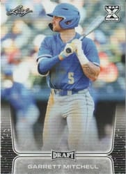 2020 Leaf Draft Base Set Garrett Mitchell #13 card