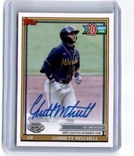 2021 Topps Pro Debut Autographs Garrett Mitchell #PD-168 card