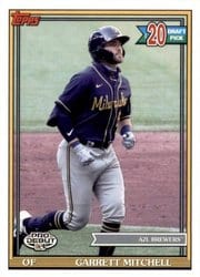 2021 Topps Pro Debut Base Set Garrett Mitchell #PD-168 card