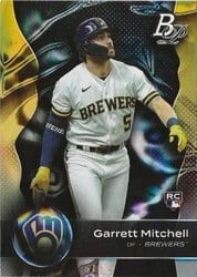 2023 Bowman Platinum Base Set Garrett Mitchell #43 card