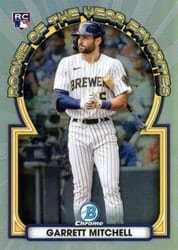 2023 Bowman Rookie of the Year Favorites Garrett Mitchell #ROYF-7 card