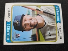 2023 Topps Heritage Mini Garrett Mitchell #95 card