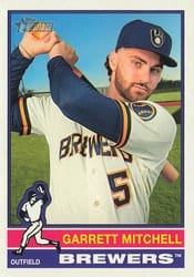 2025 Topps Heritage Base Set Garrett Mitchell #479 card