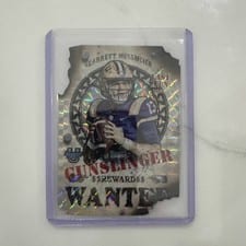 2024 Bowman University Best Gunslingers & Bandits Die-Cuts Set Garrett Nussmeier #GB-18 card