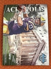 2024 Bowman University Chrome Acropolis Set Garrett Nussmeier #A-6 card