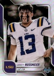 2025 Bowman University Chrome Base Image Variation Refractor Garrett Nussmeier #SP-24 card