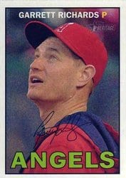 2016 Topps Heritage Base Set Garrett Richards #321 card