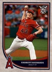 2018 Topps Big League Base Set Garrett Richards #75 card