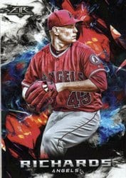 2018 Topps Fire Base Set Garrett Richards #67 card