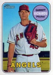 2018 Topps Heritage Base Set Garrett Richards #452 card