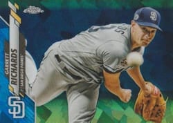 2020 Topps Chrome Update Sapphire Edition Base Set Garrett Richards #U-227 card