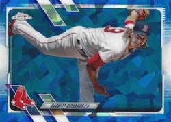 2021 Topps Chrome Update Sapphire Edition Base Set Garrett Richards #US124 card