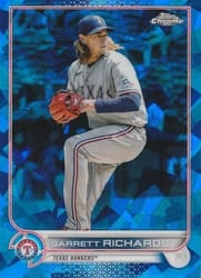 2022 Topps Chrome Update Sapphire Edition Base Set Garrett Richards #US198 card
