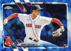 2021 Topps Chrome Update Sapphire Edition Base Set Garrett Whitlock #US133 card