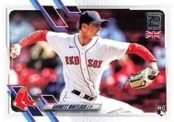 2021 Topps UK Edition Base Set Garrett Whitlock #49 card