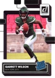 2022 Clearly Donruss Base Set Garrett Wilson #56 card