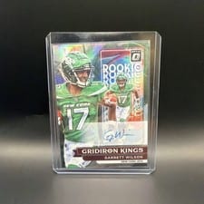 2022 Donruss Optic Rookie Gridiron Kings Autographs Garrett Wilson #RGK-5 card