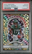 2022 Panini Certified Certified Stunners Garrett Wilson #CS-16 card