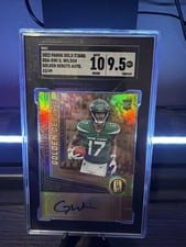2022 Panini Gold Standard Golden Debuts Autographs Garrett Wilson #GDA-GWI card