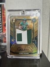 2022 Panini Gold Standard Rookie Jersey Autographs Garrett Wilson #RAJ-GWI card