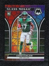 2022 Panini Mosaic Glass Mosaic Garrett Wilson #GM-27 card