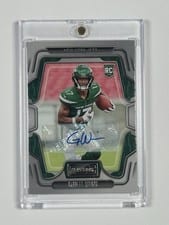 2022 Panini Playbook Signatures Garrett Wilson #106 card