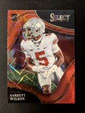 2022 Panini Select Draft Picks Garrett Wilson #104 card