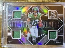 2022 Panini Spectra Building Blocks Garrett Wilson #BBL-GWI card