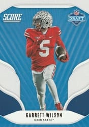 2022 Score NFL Draft Garrett Wilson #D8 card