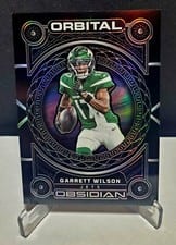 2023 Panini Obsidian Orbital Garrett Wilson #17 card
